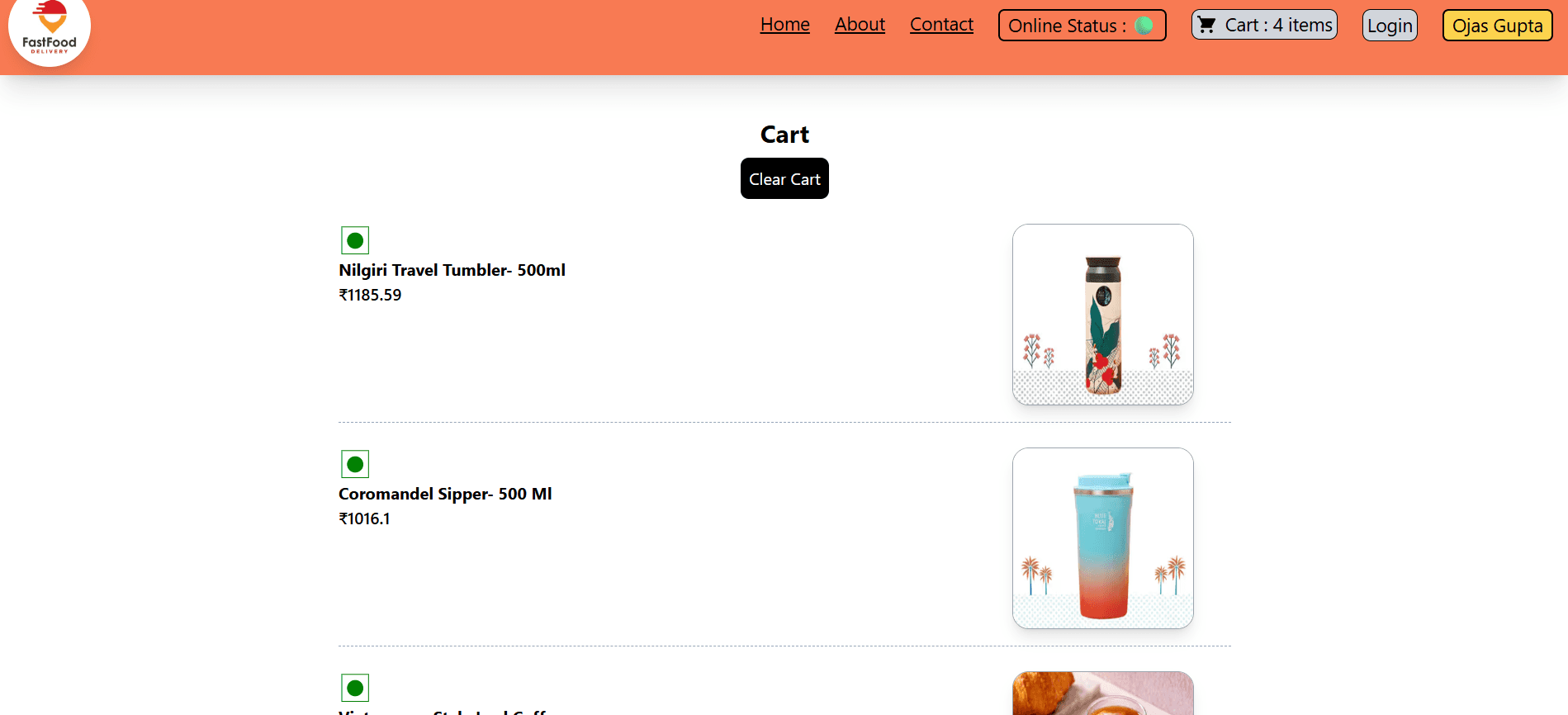 Namaste Food Ordering App screenshot 3
